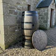 200L Black Ringed Oak Barrel Water Butt